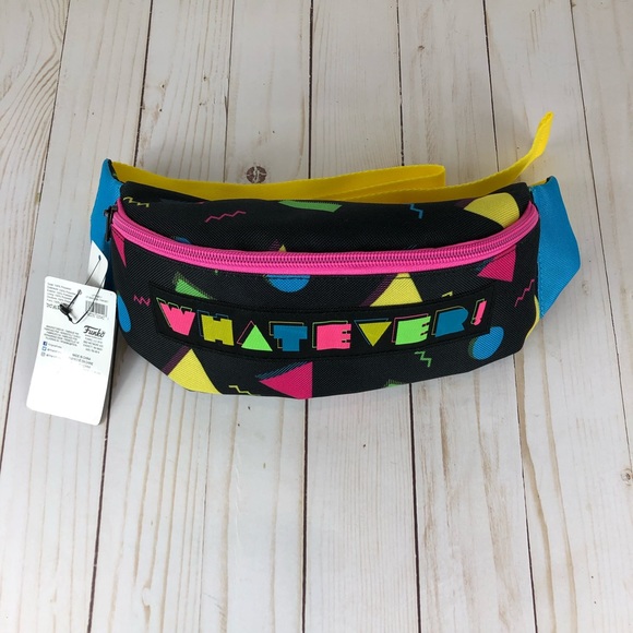 90's Whatever Retro Style Fanny Pack Neon